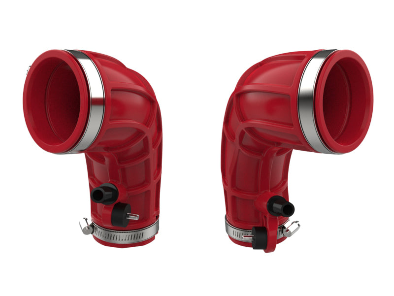 aFe Power 22-24 Toyota Land Cruiser (J300) / 22-24 Toyota Tundra V6-3.4L (tt) Red Turbo Inlet Pipes 55-20001-R 55-20001-R Photo - Unmounted