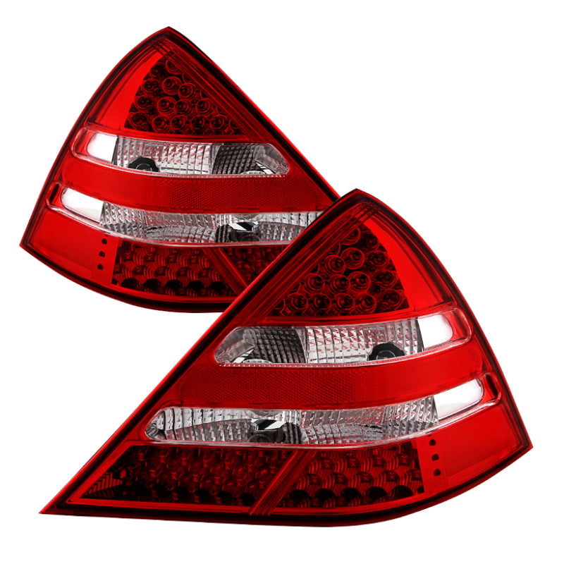 SPYDER Xtune Mercedes R170 Slk 98-04 LED Tail Lights ( R171 Amg Look ) Red Clear ALT-JH-MBR17098-LED-RC 9030192 9030192 Photo - Primary