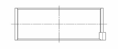 ACL Ford 4 BD Series 1099-1700cc 001 Oversized High Performance Rod Bearing Set 4B1060H-001 4B1060H-001 Technical Drawing