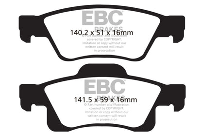 EBC Disc Brake Pad Set ED91872 Photo - Primary
