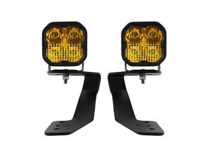 Diode Dynamics 18-21 Subaru Crosstrek Sport SS3 LED Ditch Light Kit - Yellow Combo DD6559 DD6559 Photo - Primary