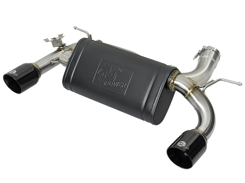 aFe MACHForce XP Exhausts Axle-Back 12-15 BMW 335i 3.0T (SS w/Black Tips) 49-36336-B 49-36336-B Photo - Primary
