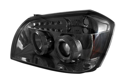 Spyder Dodge Magnum 05-07 Projector Headlights LED Halo LED Smke (Not Included) PRO-YD-DMAG05-LED-SM 5009890 5009890 Photo - Primary