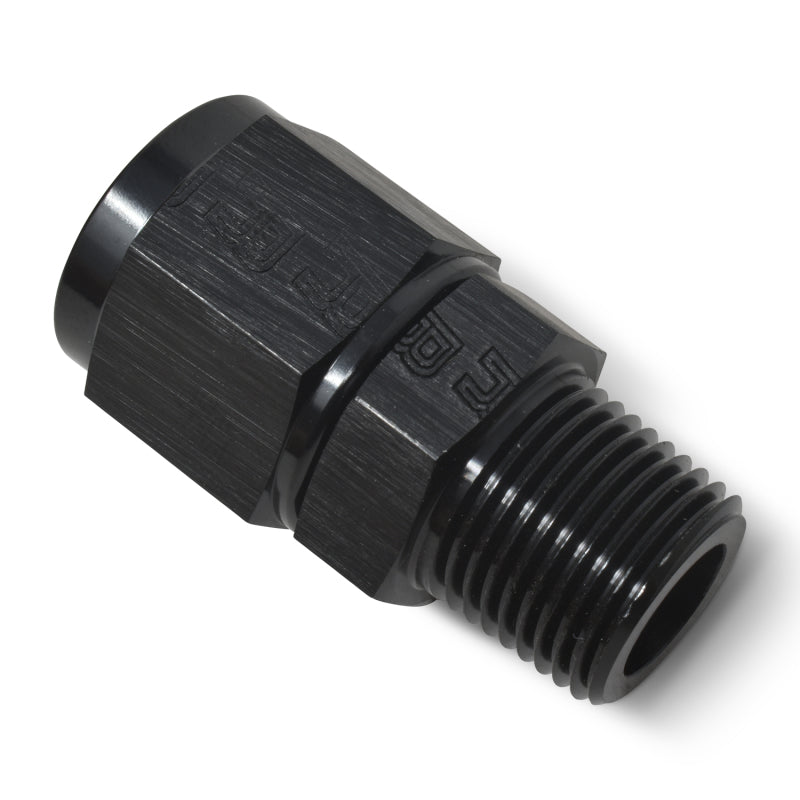Russell -6 AN AN Female To Male NPT (Black Finish) 614215 Photo - out of package
