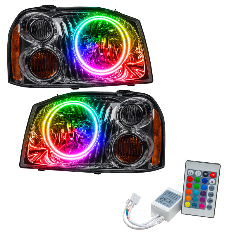 ORACLE Lighting Oracle 01-04 Nissan Frontier SMD HL - Dual Halo - ColorSHIFT w/ Simple Controller 7178-504 7178-504 Photo - lifestyle view