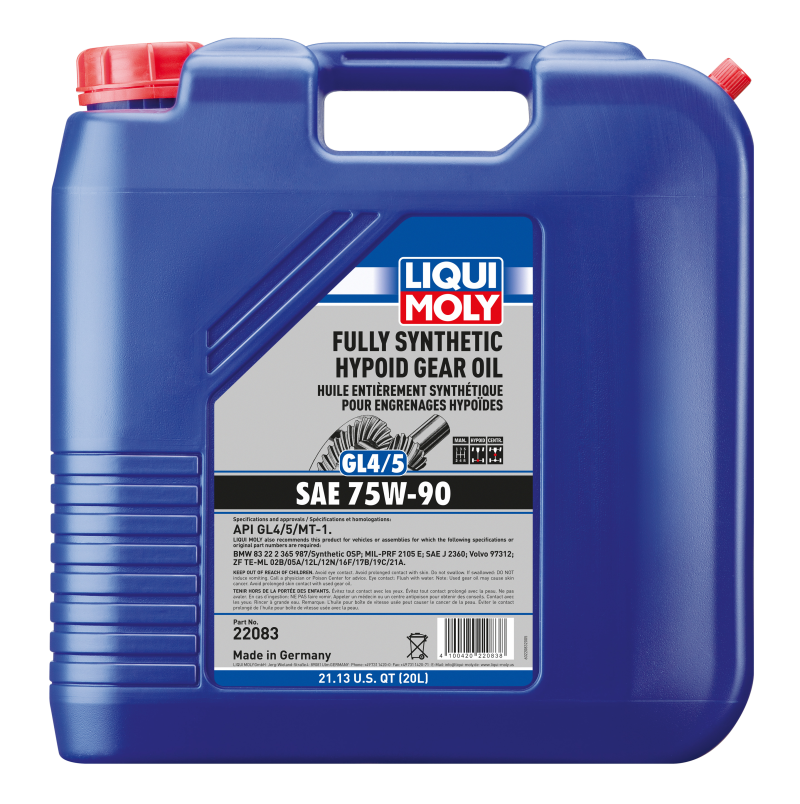 LIQUI MOLY LQM Gear Oil Oils & Oil Filters Gear Oils main image