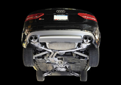 AWE Tuning Audi B8.5 S5 3.0T Touring Edition Exhaust System - Polished Silver Tips (90mm) 3015-42028 3015-42028 Photo - Mounted