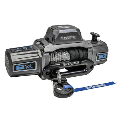 Superwinch 10000 LBS 12 VDC 3/8in x 80ft Synthetic Rope SX 10000 Winch 1710201 1710201 Photo - Unmounted