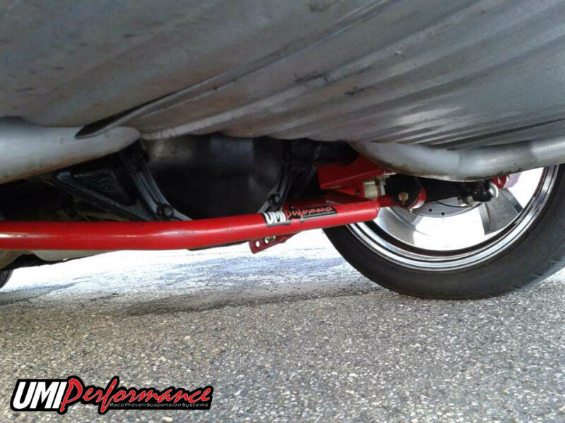 UMI Performance 64-72 GM A-Body 1in Tubular Rear Sway Bar Chassis Mounted 4047-325-B 4047-325-B User 1
