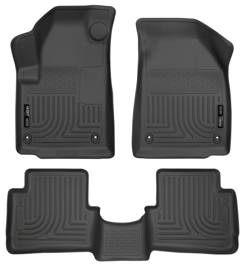 Husky Liners 2013 Dodge Dart WeatherBeater Black Front & 2nd Seat Floor Liners 99021 Photo - Primary