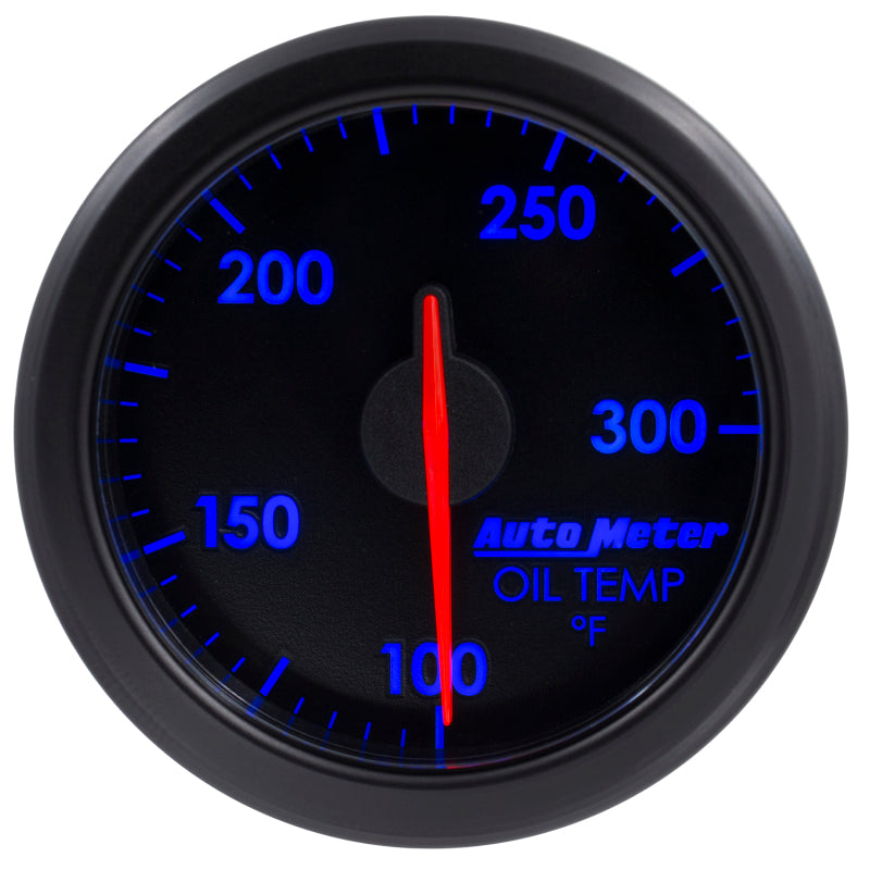 Autometer 2-1/16" Oil Temp, 100-300`F, Airdrive, Black 9140-T User 6