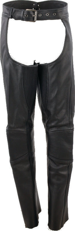 Kuryakyn Leather By River Road Sierra Leather Chaps Black Womens - Small 094449 094449 Photo - Primary