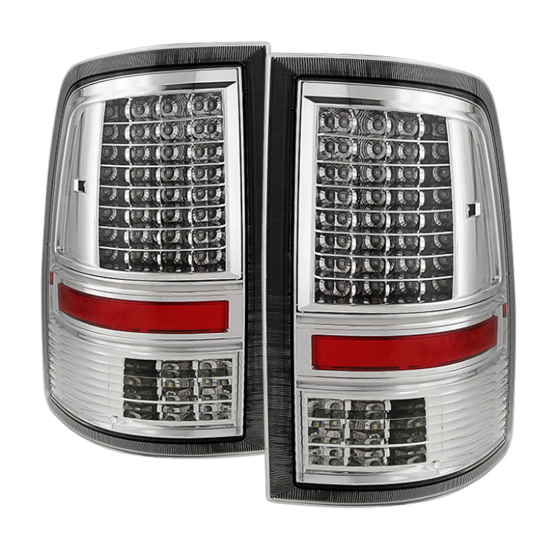 SPYDER Xtune Dodge Ram 1500 09-14 LED Tail Lights Incandescent Model Only Chrome ALT-JH-DR09-LED-G2-C 9034848 9034848 Photo - Primary
