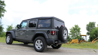 Corsa 18+ Jeep Wrangler JL 2.5in Dual Rear Turn Down Exit Black Touring Axle-Back Exhaust 21015BLK 21015BLK Photo - Primary