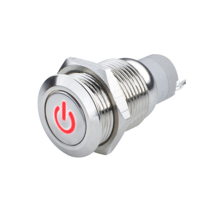 ORACLE Lighting Oracle Pre-Wired Power Symbol Momentary Flush Mount LED Switch - Red 2050-003 2050-003 Photo - Close Up