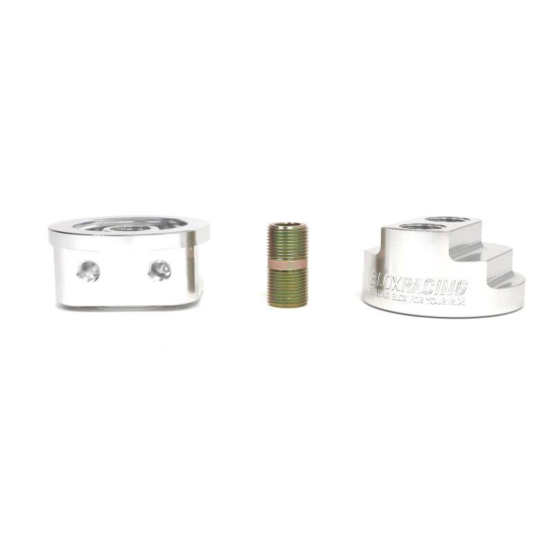 BLOX Racing Remote Oil Filter Relocation Kit - Polished Oil Line Not Included BXGA-00115-PO User 1