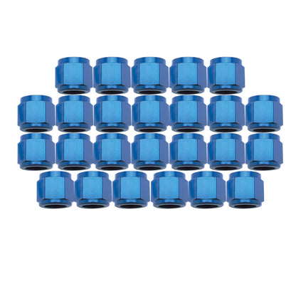 Russell Performance BULK #3 TUBE COUPLING NUT BLUE ANODIZE 660558 660558 Photo - Primary