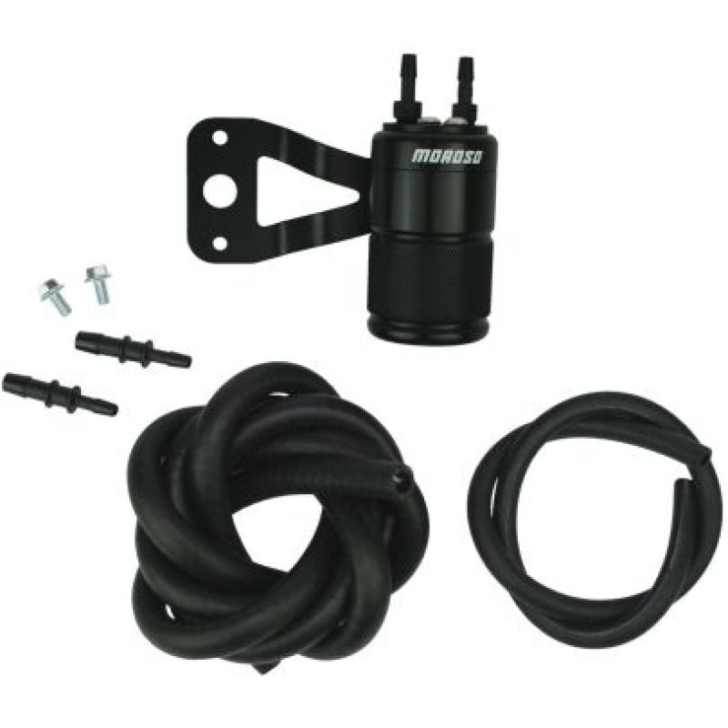 Moroso Harley-Davidson 88-16 Evo Twin Cam Sportster Air Oil Separator - Black 85711 85711 User 1