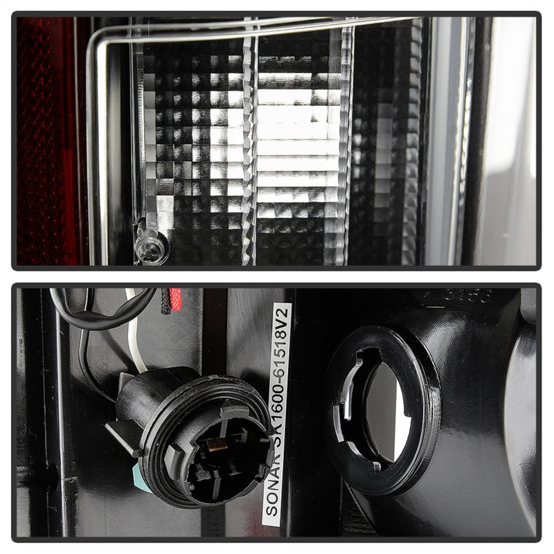 Spyder Ford F150 18-19 - Light Bar LED Tail Lights - All Black ALT-YD-FF15018-LED-BKV2 5085955 5085955 Photo - Unmounted
