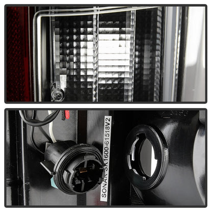 Spyder Ford F150 18-19 - Light Bar LED Tail Lights - All Black ALT-YD-FF15018-LED-BKV2 5085955 5085955 Photo - Unmounted