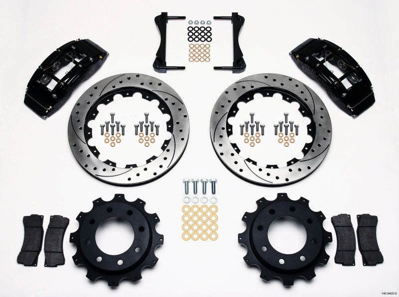 Wilwood TC6R Rear Kit 16.00in Drilled 1999-2010 GM H2 / 2500 4.63 Cntr 140-9405-D 140-9405-D Photo - Primary