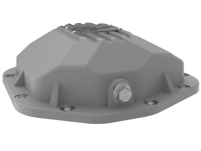 aFe 97-18 Jeep Wrangler TJ/JK Dana 44 Street Series Differential Cover w/ Machined Fins - Raw 46-71110A 46-71110A Photo - Unmounted