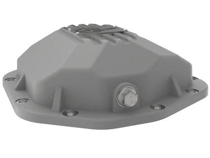 aFe 97-18 Jeep Wrangler TJ/JK Dana 44 Street Series Differential Cover w/ Machined Fins - Raw 46-71110A 46-71110A Photo - Unmounted
