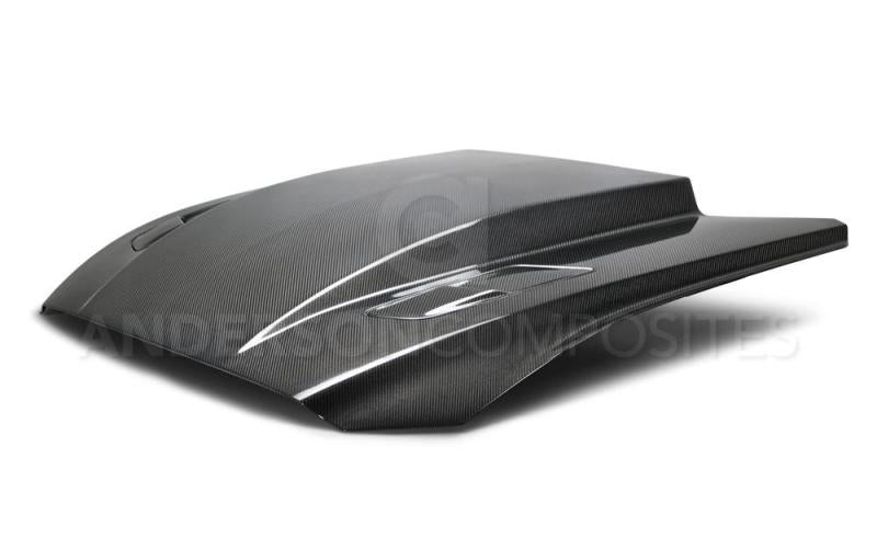 Anderson Composites 2015-2017 Ford Mustang Double Sided Carbon Fiber Cowl Hood AC-HD15FDMU-CJ-DS AC-HD15FDMU-CJ-DS User 2