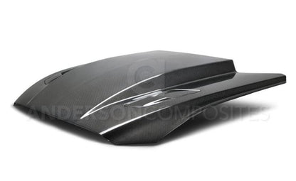 Anderson Composites 2015-2017 Ford Mustang Double Sided Carbon Fiber Cowl Hood AC-HD15FDMU-CJ-DS AC-HD15FDMU-CJ-DS User 2