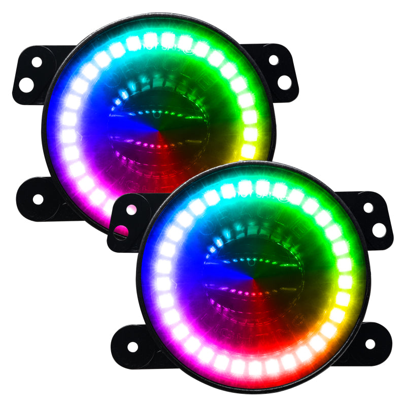 ORACLE Lighting Oracle Jeep Wrangler JK/JL/JT High Performance W LED Fog Lights - ColorSHIFT w/o Controller 5846-334 5846-334 Photo - Primary