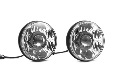 KC HiLiTES 07-18 Jeep JK (Not for Rubicon/Sahara) 7in. Gravity LED Pro DOT Headlight (Pair Pack Sys) 42341 42341 Photo - Primary