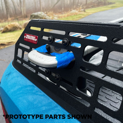 BuiltRight Industries 2022+ Rivian R1T Crossbar Mounted Molle Panel Kit 102708 102708 Photo - lifestyle view