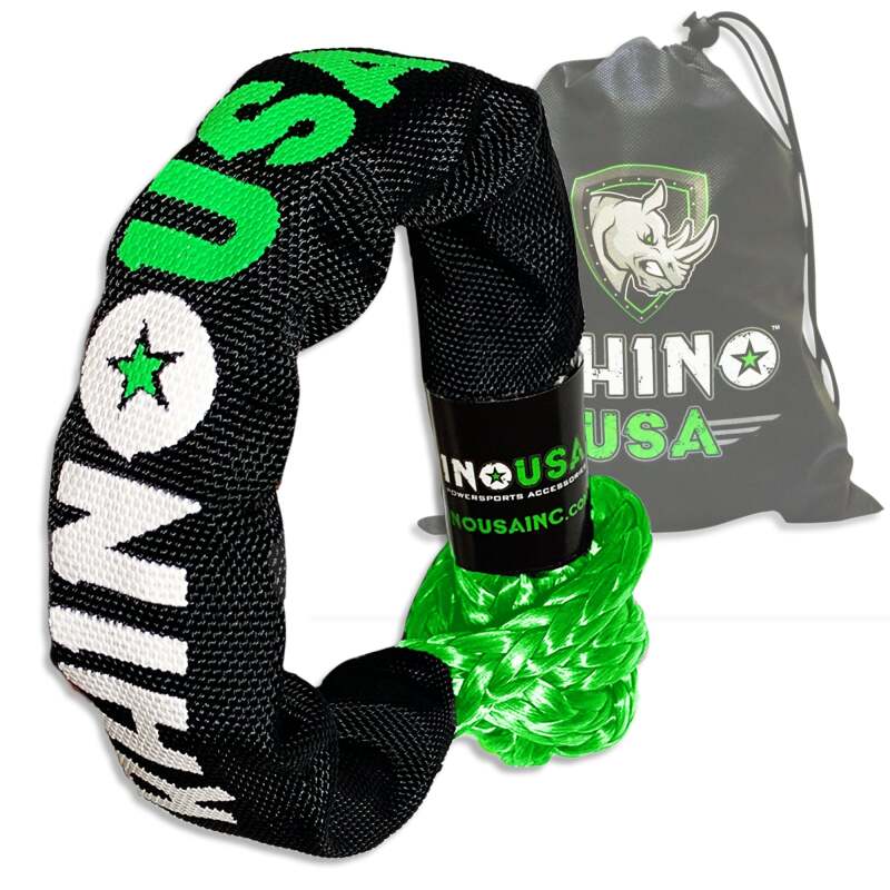 Rhino USA Synthetic Soft Shackle Green SFTSHACK-12-GRN-1 SFTSHACK-12-GRN-1 Photo - Primary