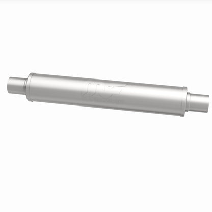 MagnaFlow 4" Round Center/Center Straight Through Performance Muffler 10435 360 Degree Image Set