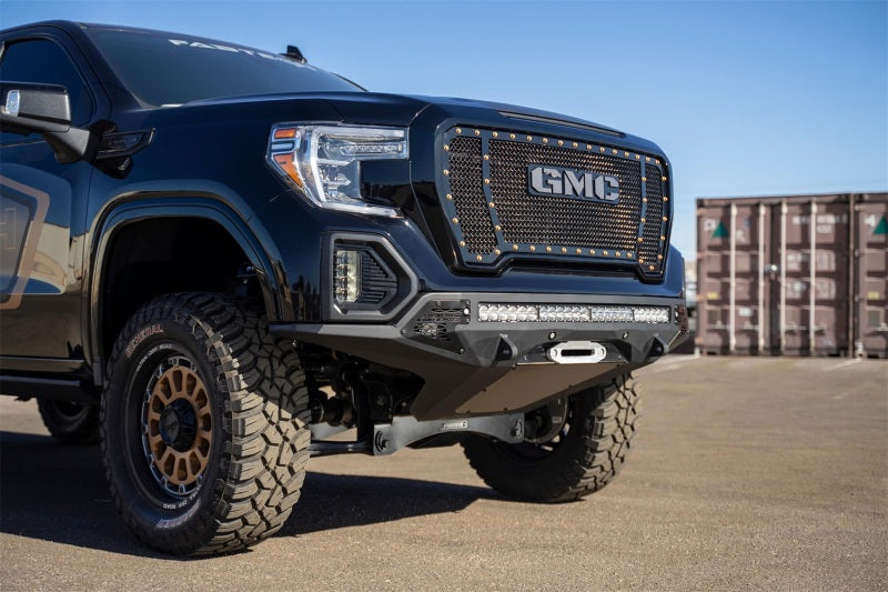 Addictive Desert Designs 2019 GMC Sierra 1500 SF Front Bumper w/ Winch F471423030103 Photo - Mounted