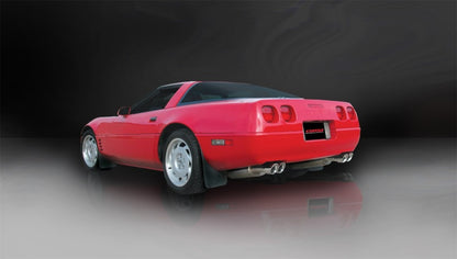 Corsa Performance 86-91 Chevrolet Corvette C4 5.7L V8 L98 Polished Sport Cat-Back Exhaus 14115 Photo - Mounted