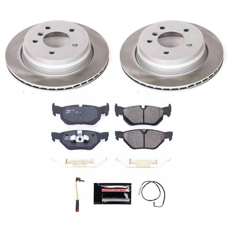 PowerStop Power Stop 2006 BMW 325xi Rear Semi-Coated Rotor Kit SC3001 SC3001 Photo - Primary