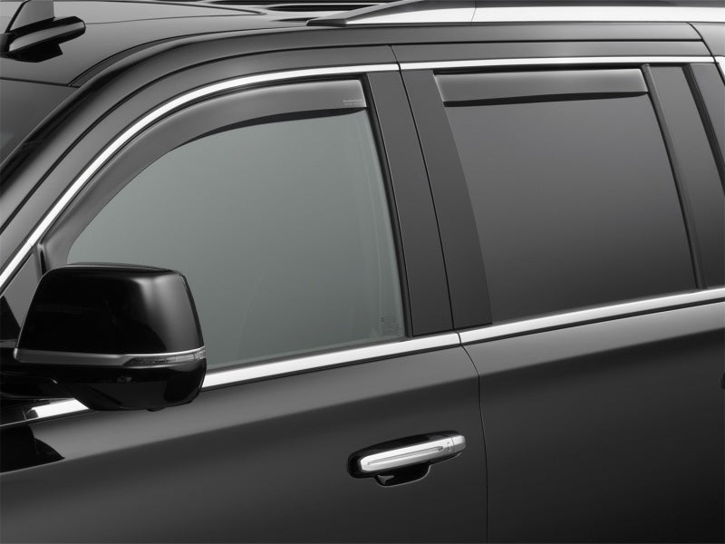 WeatherTech 18-22 Tyota Camry Front and Rear Side Window Deflectors - Dark Smoke 82882 82882 Photo - Mounted