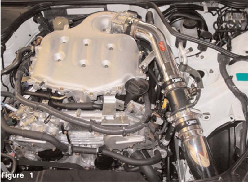 Injen Black Cold Air Intake *Special Order 03-06 G35 AT/MT Sedan 3.5L V6 RD1992BLK Photo - Mounted