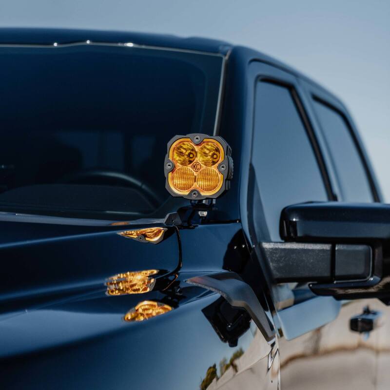 KC HiLiTES 2021+ Ford F150/Raptor/Lightning Gen 3 Pillar / Ditch Bracket Set 7337 7337 Photo - lifestyle view