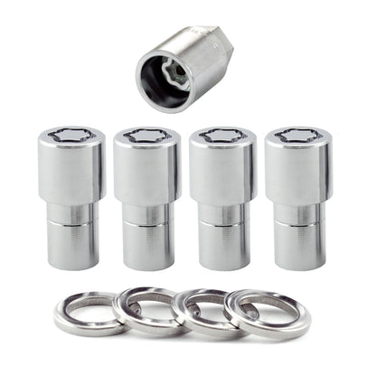 McGard Wheel Lock Nut Set - 4pk. (Long Shank Seat) 1/2-20 / 13/16 Hex / 1.75in. Length - Chrome 22140 22140 Photo - Primary