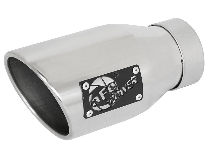 aFe Apollo GT Series 409 Stainless Steel Cat-Back Exhaust 2020 Jeep Gladiator 3.6L - Polished Tip 49-48083-P 49-48083-P Photo - Close Up