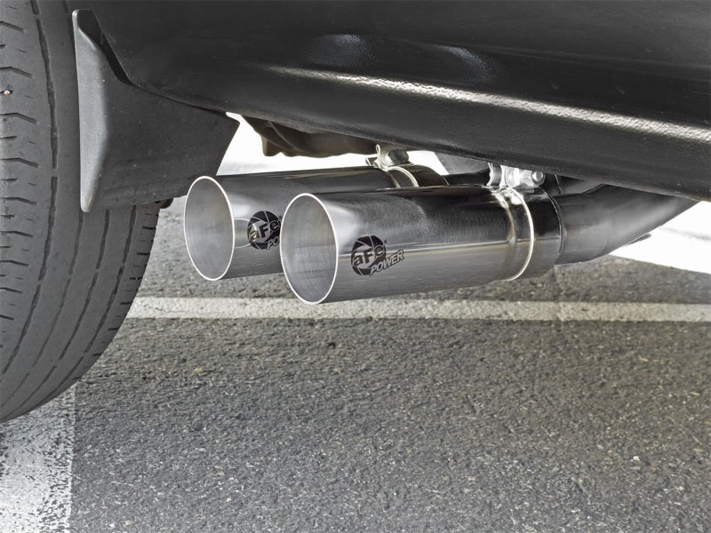 aFe  POWER Rebel Series 3" to 2-1/2" 409 SS Cat-Back Exhaust System 49-44070-P Photo - Mounted
