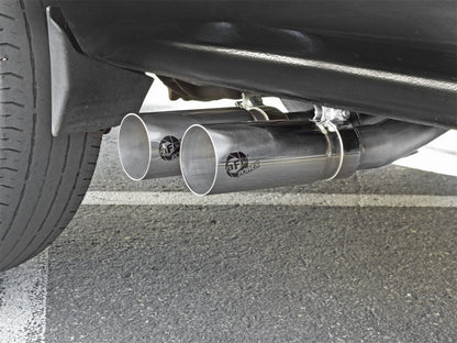 aFe  POWER Rebel Series 3" to 2-1/2" 409 SS Cat-Back Exhaust System 49-44070-P Photo - Mounted