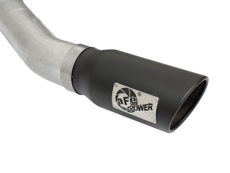 aFe Cat-Back Aluminized Steel Exhaust System Black - Ford F-150 2015 49-03069-B Photo - Unmounted