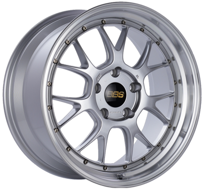 BBS LM-R 19x9.5 5x130 ET40 CB71.6 Diamond Silver Center Diamond Cut Lip Wheel LM311DSPK LM311DSPK Photo - Primary