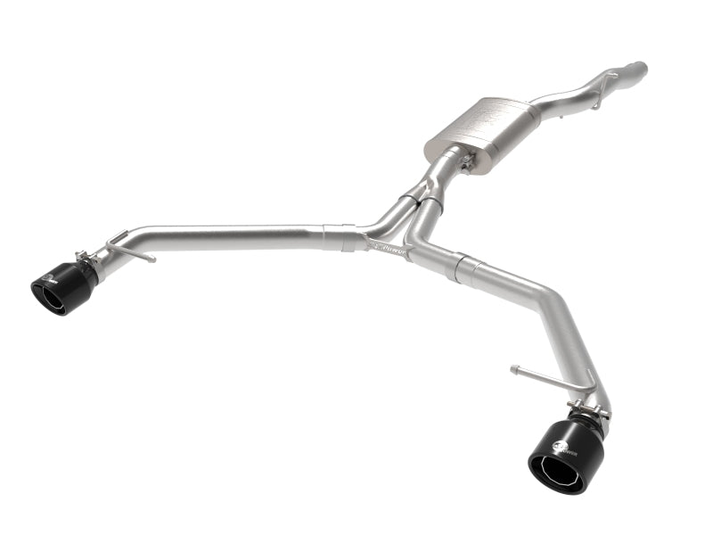 aFe MACH Force-Xp 13-16 Audi Allroad L4 SS Axle-Back Exhaust w/ Black Tips 49-36437-B 49-36437-B Photo - Primary