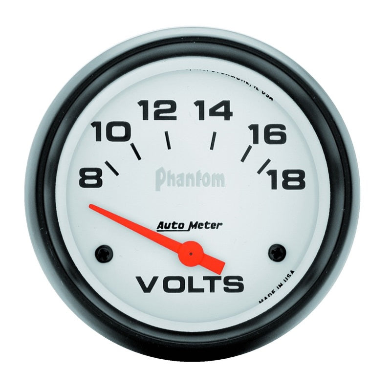 Autometer Gauge, Voltmeter, 2 5/8", 18v, Electric, Phantom 5891 Photo - Primary