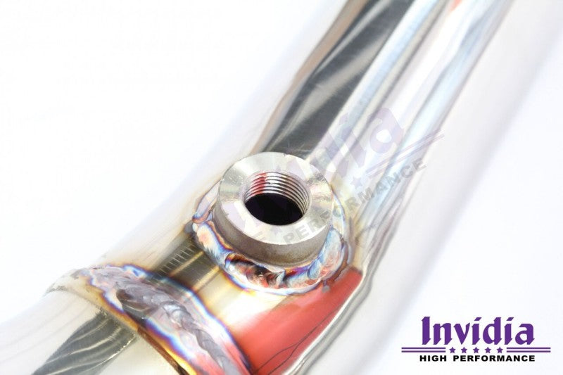 Invidia 15-21 Subaru WRX w/ Manual Transmission J-Pipe With Bottom High Flow Cat Down Pipe HS15SWMDOCB HS15SWMDOCB User 1