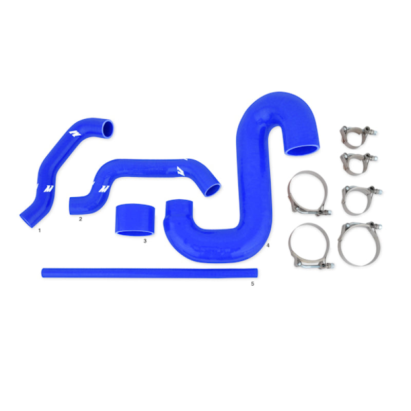 Mishimoto Top Mount Intercooler Kit-Silver Cooler Blue Hoses 02-07 WRX/STI MMTMIC-WRX-01SLBL User 5